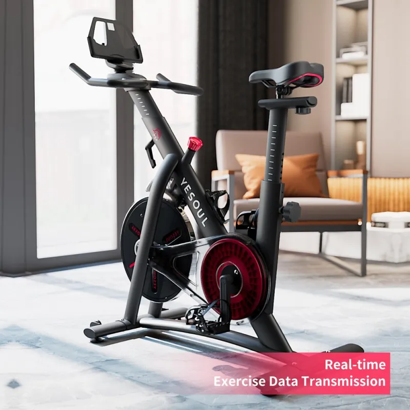 Yesoul Spin Bike S3 Preto | Bicicleta de treino |