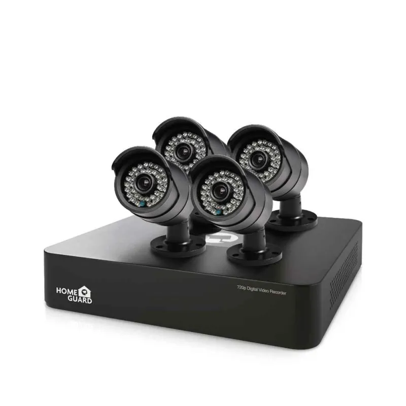 ZESTAW DO MONITORINGU CCTV IGET HOMEGUARD HGDVK46704 - DVR + 4X KAMERA HD 720P HD HGPRO728