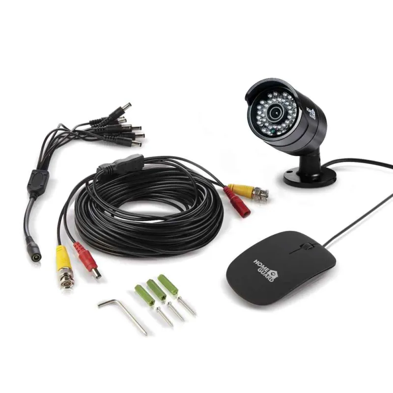 ZESTAW DO MONITORINGU CCTV IGET HOMEGUARD HGDVK46704 - DVR + 4X KAMERA HD 720P HD HGPRO728