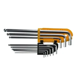 ZESTAW KLUCZY IMBUSOWYCH-DŁUGIE 9 SZT