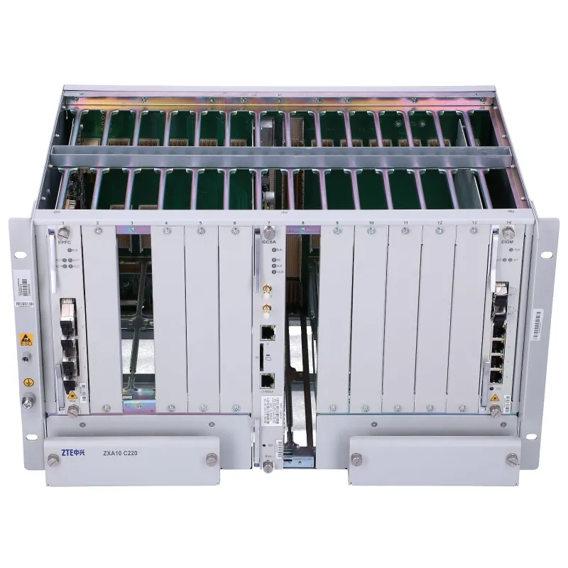 ZTE C220 OLT GPON, 1x EIG, 1x GCSA, 1x EPFC