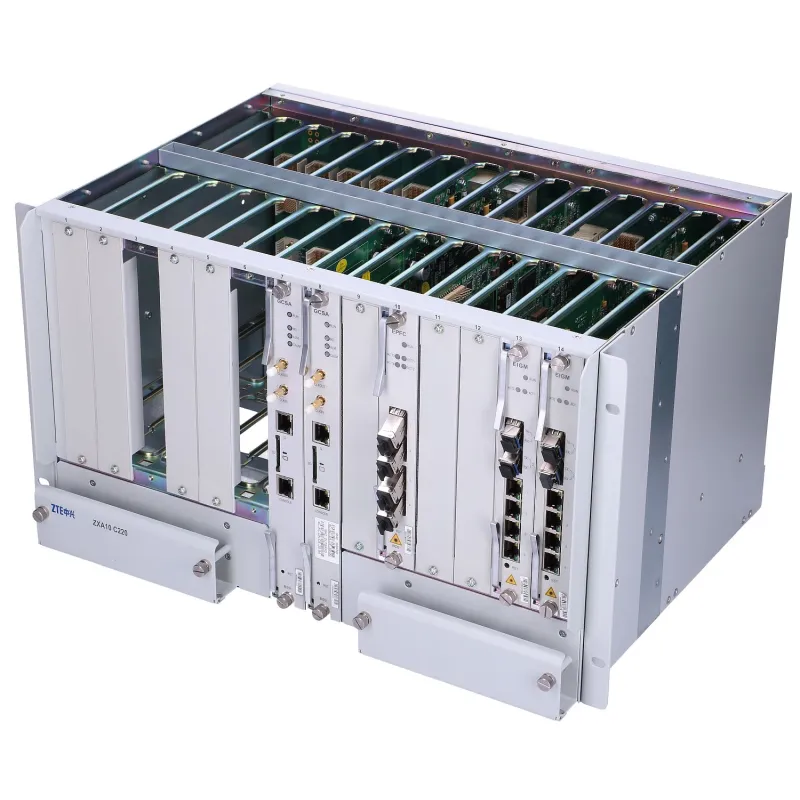 ZTE C220 OLT GPON, 2x EIG, 2x GCSA, 1x EPFC