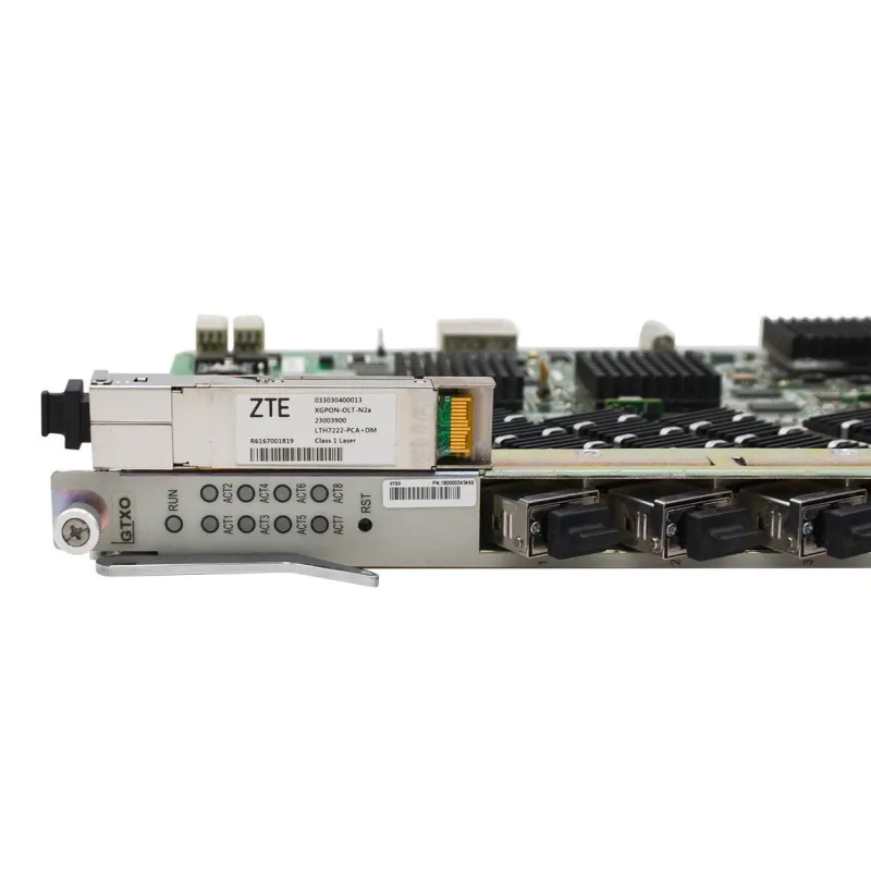 ZTE GTXO N2A Tarjeta XGPON 8x XFP, dedicada a OLT ZTE C300