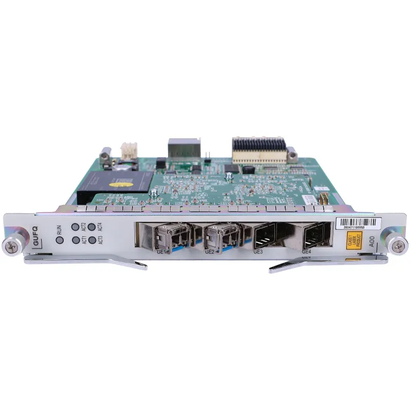 ZTE GUFQ OLT Kartı, 4x uplink, C300 GPON OLT için tasarlanmıştır