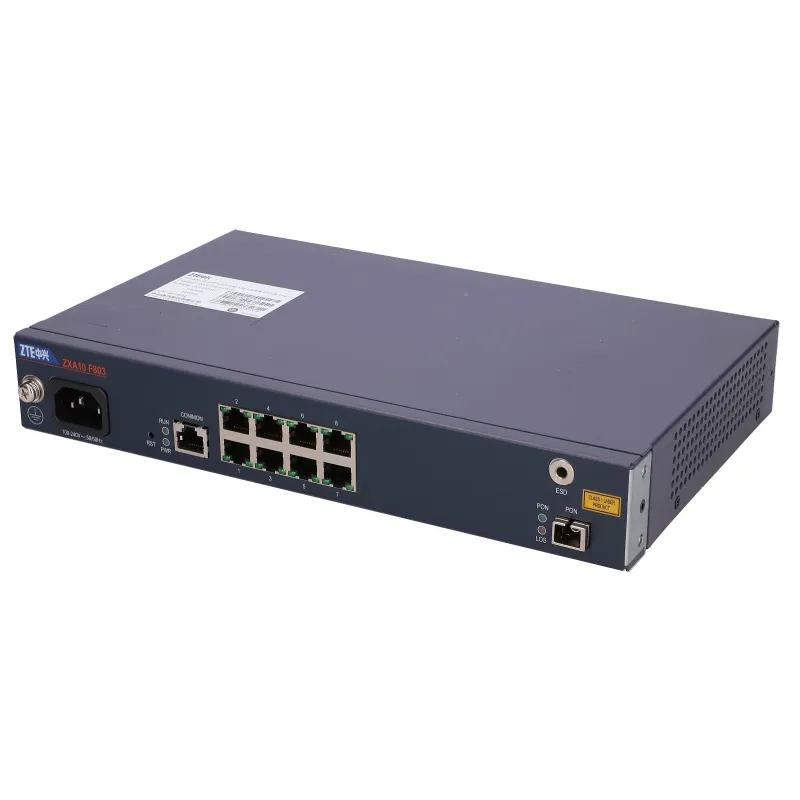 ZTE ZXA10 F803G-8 Anahtarı, 8x RJ45 100Mb/s, 1x GPON