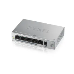 Zyxel GS1005-HP Anahtar, 5x RJ45 1000Mb/s, 4x PoE, 60 W, Yönetilmeyen