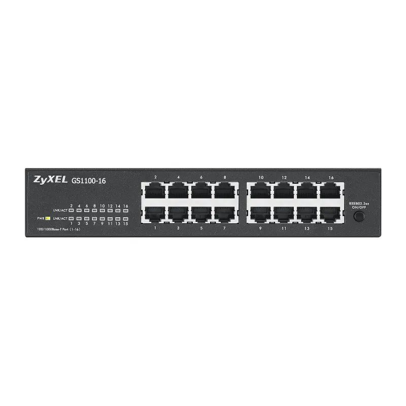 Zyxel GS1100-16 Schalter 16x RJ45 1000Mb/s, nicht verwaltet