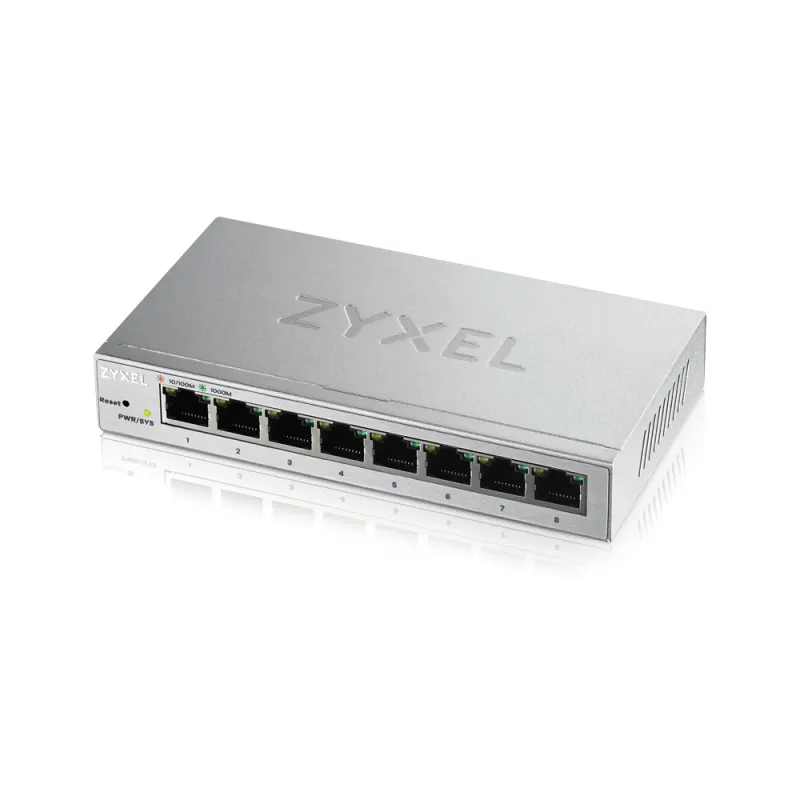 Zyxel GS1200-8 Switch 8x RJ45 1000Mb/s, gerenciado