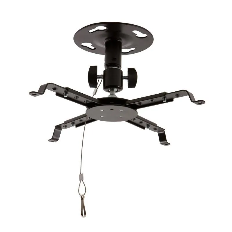 4WORLD UCHWYT SUFITOWY DO PROJEKTORÓW UCHYLNY/OBROTOWY, 12,6 CM, BLK