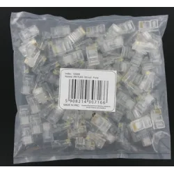 4WORLD RJ45 Konektory, UTP, Kategorizace 5E, 100 Kusů