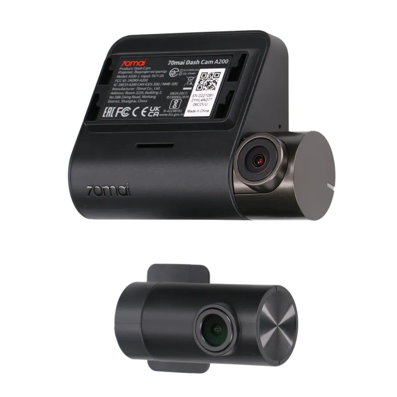 Autokamera 70mai Dash Cam A200 + RC11, Full HD, WiFi