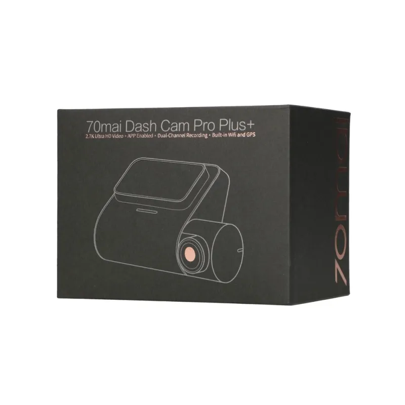 70mai Dash Cam Pro Plus+ A500S Cámara para coche 2.7K, GPS, WiFi