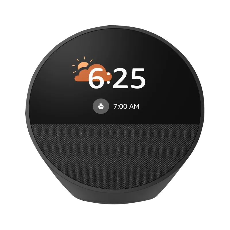 Altavoz inteligente Amazon Echo Spot 2024 Negro, Alexa