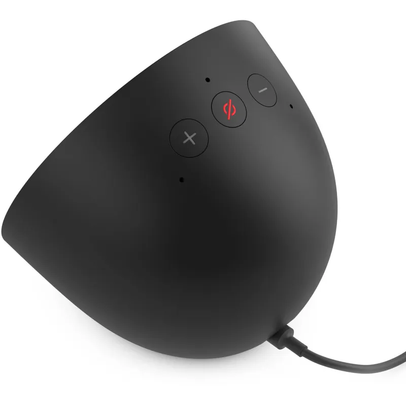 Alto-falante inteligente Amazon Echo Spot 2024 Preto, Alexa