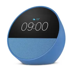 Altavoz Inteligente Amazon Echo Spot 2024 Azul, Alexa