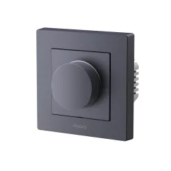 Aqara Dimmer Switch H2 EU Gris Regulador de luz con perilla Thread, Zigbee