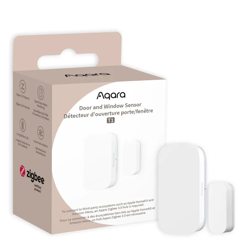 Aqara Door & Window Sensor T1 Sensor para janelas e portas Branco, DW-S03D