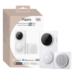 Aqara Doorbell Camera Hub G410 Select Bianco Videocitofono Hub, Telecamera, Apple Homekit