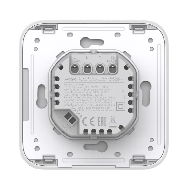 Aqara Floor Heating Thermostat W500 Termostato para aquecimento de pavimentos