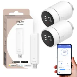 Aqara Smart Heating Set 2 Zestaw Termostat + Centralka 2x SRTS-A01 + 1x HM-G02D