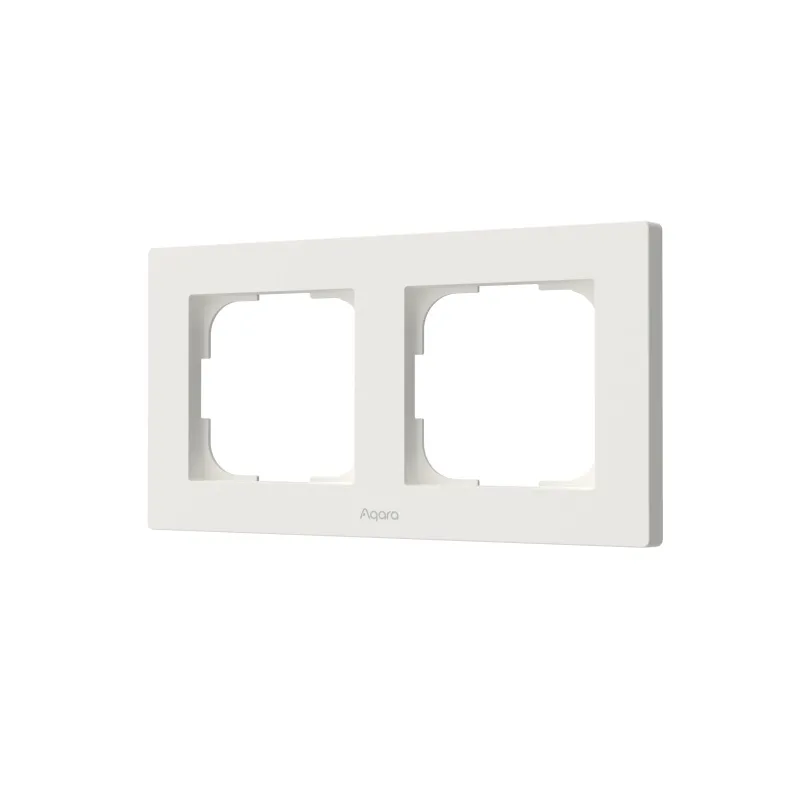 AQARA SWITCH FRAME H2 EU (2-GANG) WHITE