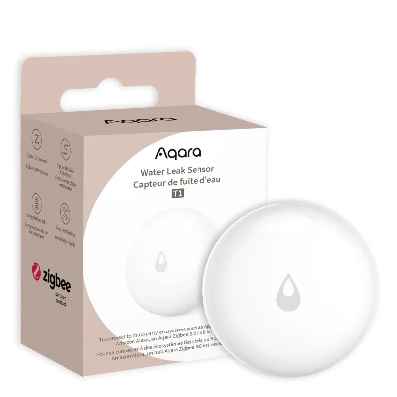 Aqara Water Leak Sensor T1 Water Sensor White