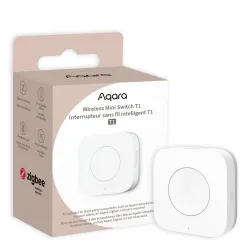 Aqara Wireless Mini Switch T1 Przełącznik bezprzewodowy Biały, 1 przycisk