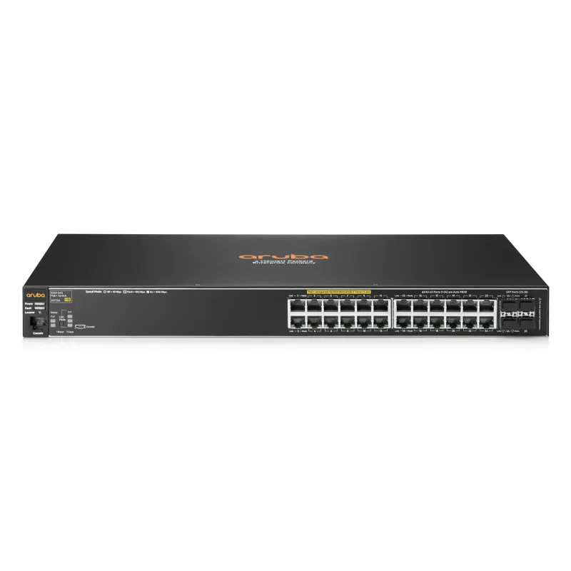 Aruba 2530 24G PoE+ Anahtarı, 24x RJ45 1000Mb/s, PoE+, 4x SFP