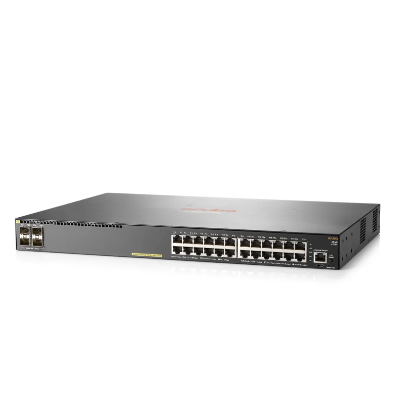 ARUBA 2540 24G POE+ 4SFP+ SWITCH 24X 10/100/1000 MB/S, 4xSFP+, PoE+, CENTRAL MANAGED