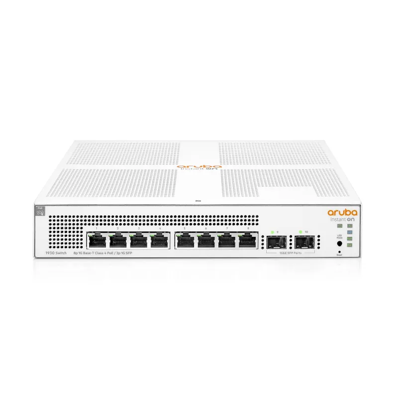 Aruba Instant On 1930 8G 2SFP PoE (124W) Switch 8x RJ45 1000 Mb/s, 2x SFP