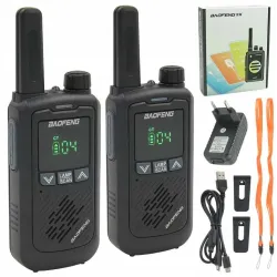 Baofeng BF-T17 Siyah 2'li Paket Telsiz