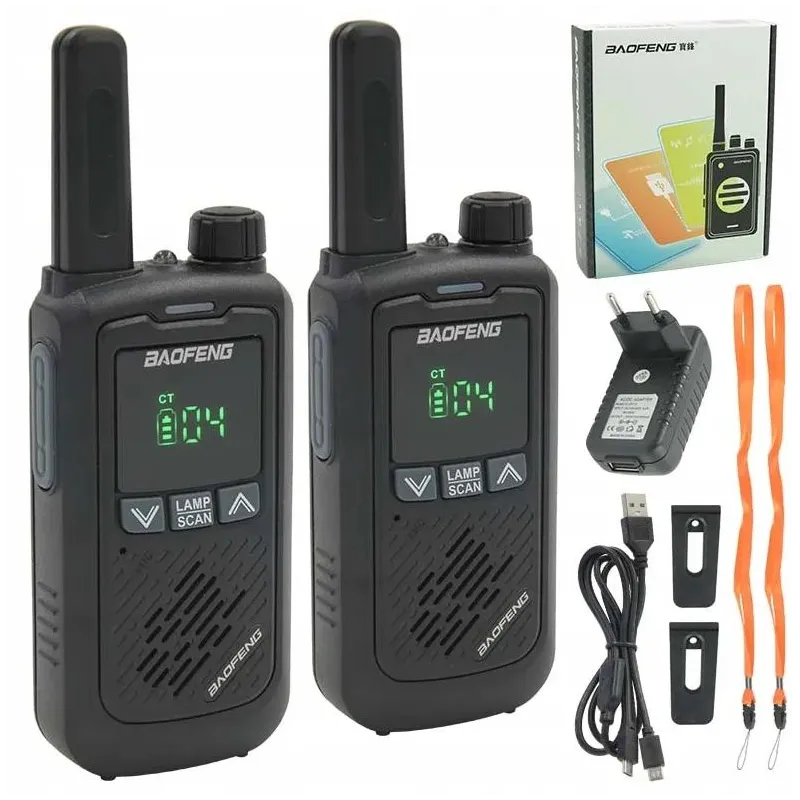 Baofeng BF-T17 Black 2-Pack Walkie Talkie walkie talkie radio