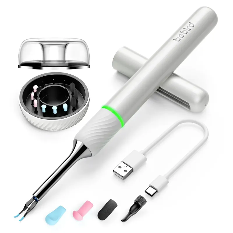Bebird Note5 Pro Arctic White Ohrreinigungs-Otoskop mit Kamera, 1080p
