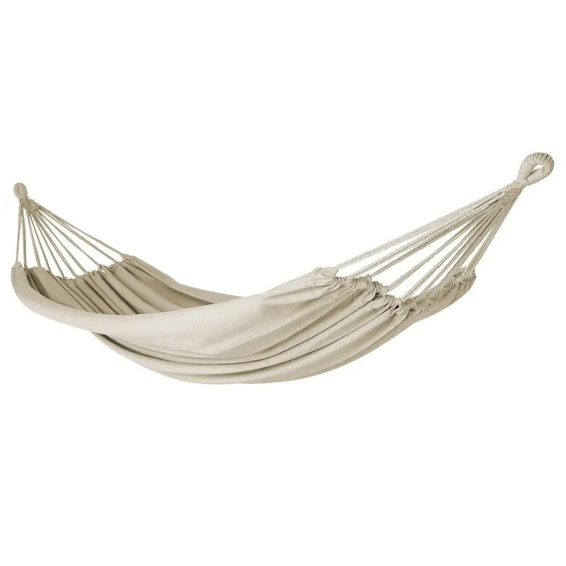Black Forest Hammock, Beige Single 195x100cm with Cover