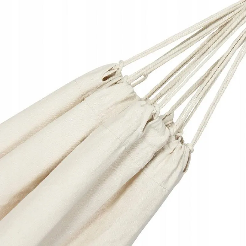 Black Forest Hammock, Beige Single 195x100cm with Cover