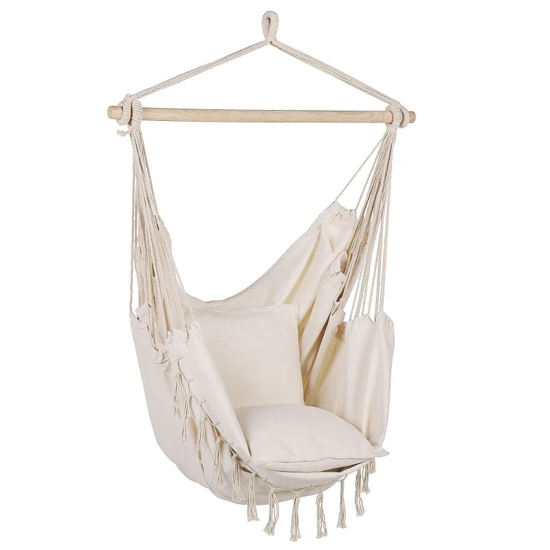 Black Forest Hammock, Brazilian Chair 100x130cm Beige
