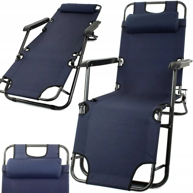 BLACK FOREST LEŻAK OGRODOWY ROZKŁADANY GRANAT L-0279G