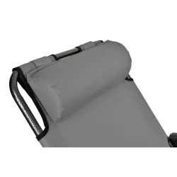 Cadeira de Jardim Dobrável com Almofada Black Forest, Cinza