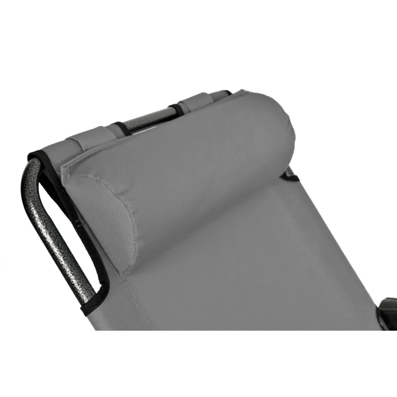 Cadeira de Jardim Dobrável com Almofada Black Forest, Cinza