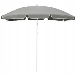 BLACK FOREST PARASOL OGRODOWY SKŁADANY 2M SZARY L-0725S