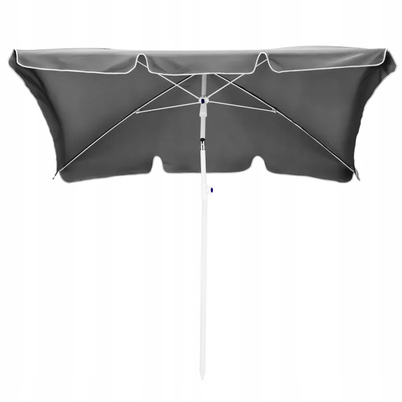 Black Forest Katlanır Bahçe Şemsiyesi, 2m Gri