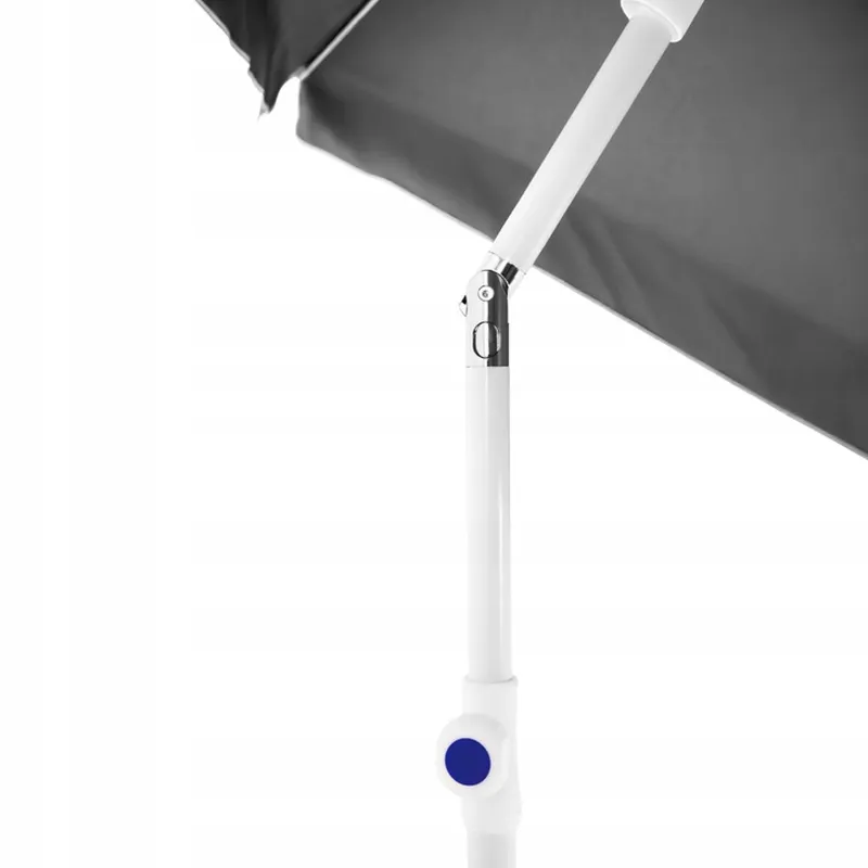 BLACK FOREST PARASOL OGRODOWY SKŁADANY 2M SZARY L-0725S