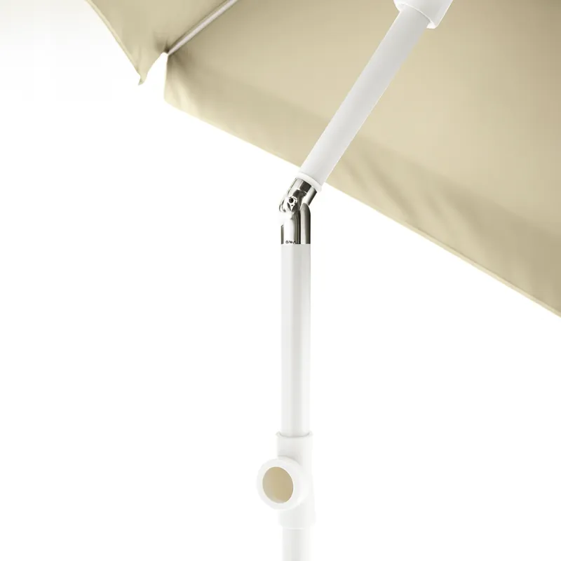 Black Forest Compact Beach Umbrella, 1.8m Beige