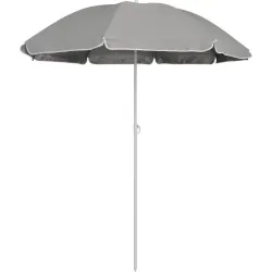 Black Forest Parasol plażowy składany 1.8m szary