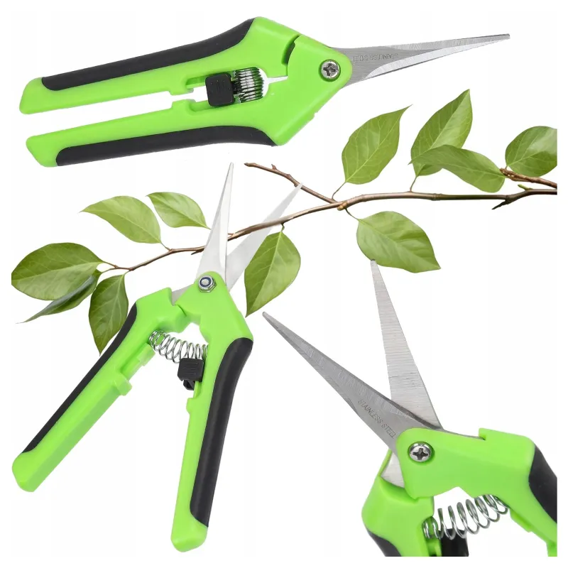 Black Forest Bypass Pruner, Sharp Garden Shears with Spring Mechanism