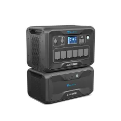 Bluetti AC300 + B300 Power Station + Batteria di espansione LiFePO4, BMS