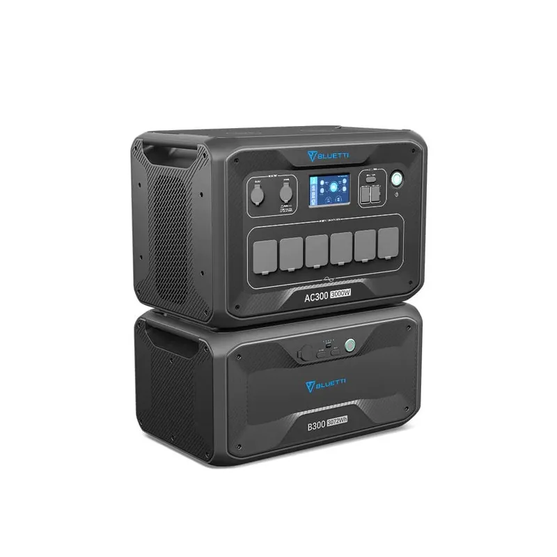 Bluetti AC300 + B300 Power Station + Batteria di espansione LiFePO4, BMS