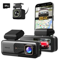 Botslab G980H Araç Kamerası, 4K Ön + 1080p Arka Set, GPS, 2.4GHz/5GHz Wi-Fi