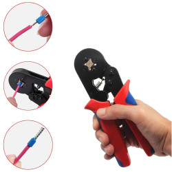 Alicate de Crimpagem Extralink para Conectores e Terminais de Cabos 0.25-10mm - Imagem 4
