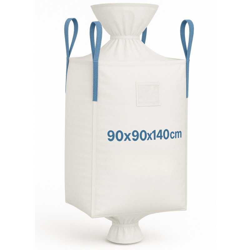 BIG BAG U+2 90X90X140CM 1000KG Z LEJEM - Obrázek 2